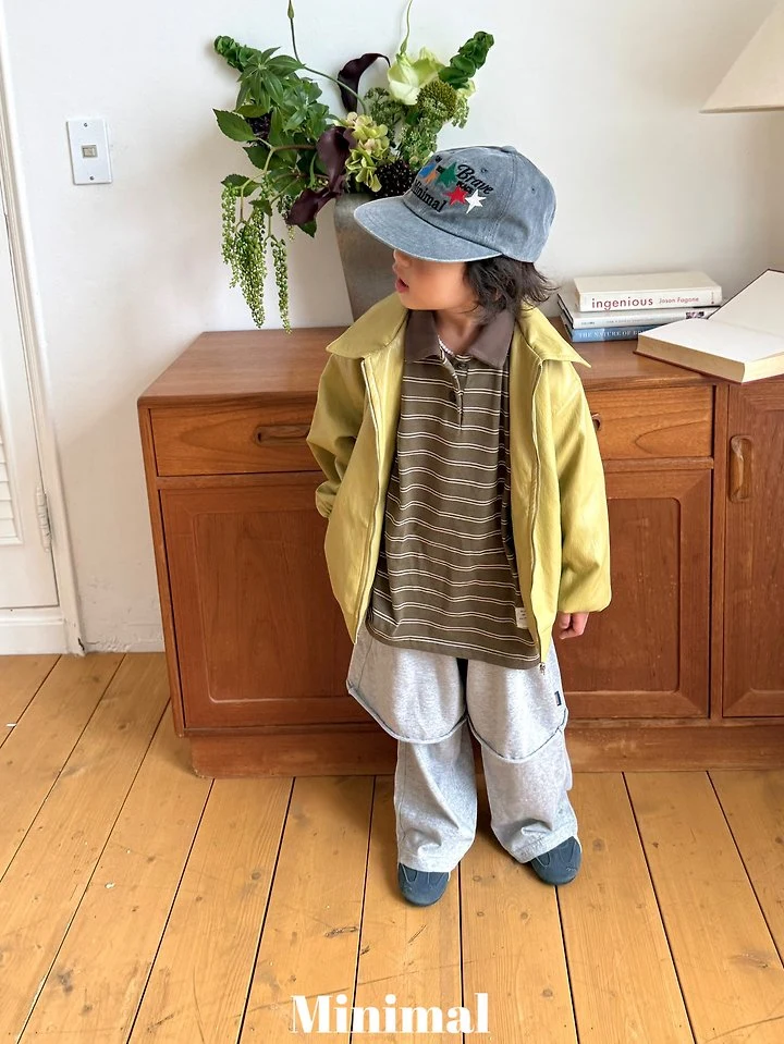 Minimal - Korean Children Fashion - #childrensboutique - Soft Leather Zip-Up Jacket - 12