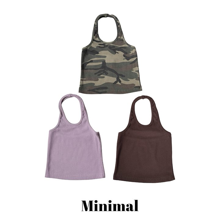 Minimal - Korean Children Fashion - #childrensboutique - Ribbed Halter Top