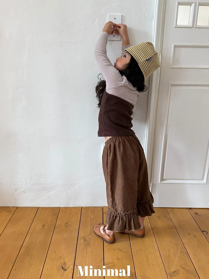 Minimal - Korean Children Fashion - #childrensboutique - Modal Frill Pants - 11