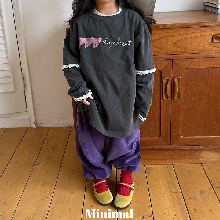 Minimal - Korean Children Fashion - #designkidswear - Velour Button Jogger Pants - 6