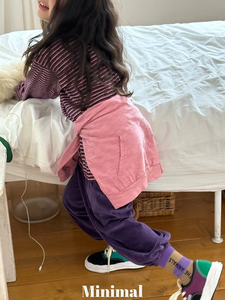 Minimal - Korean Children Fashion - #discoveringself - Crayon Stripe Tee - 11