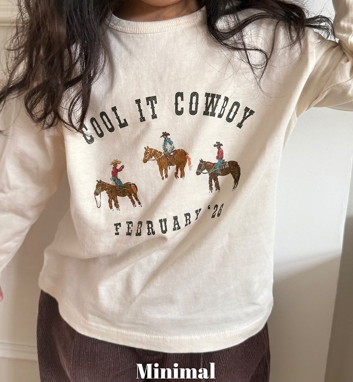 Minimal - Korean Children Fashion - #discoveringself - Cowboy Tee - 10