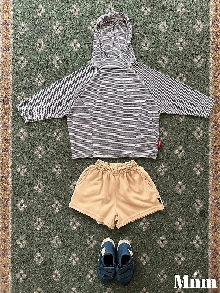 Minimal - Korean Children Fashion - #discoveringself - Stripe Hoodie - 3