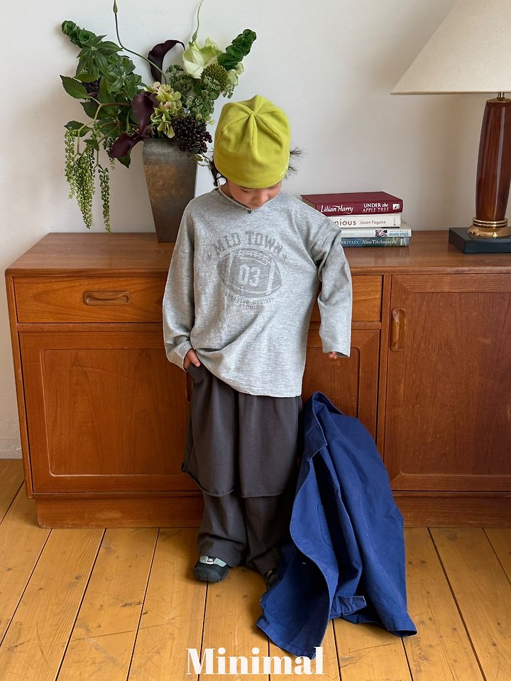 Minimal - Korean Children Fashion - #fashionkids - Rugby Slub Tee - 3