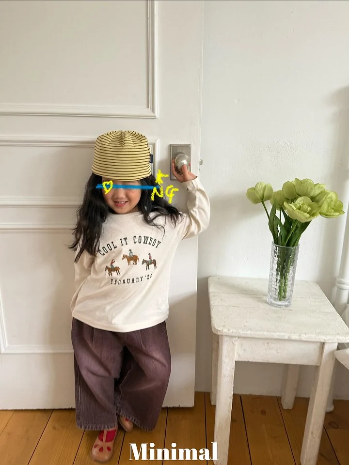 Minimal - Korean Children Fashion - #fashionkids - Cowboy Tee - 11