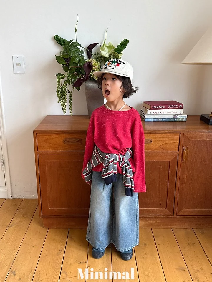 Minimal - Korean Children Fashion - #fashionkids - Ribbed Sand Denim Pants - 3