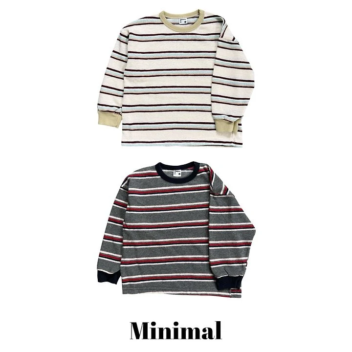 Minimal - Korean Children Fashion - #kidsshorts - Eve Contrast Stripe Tee