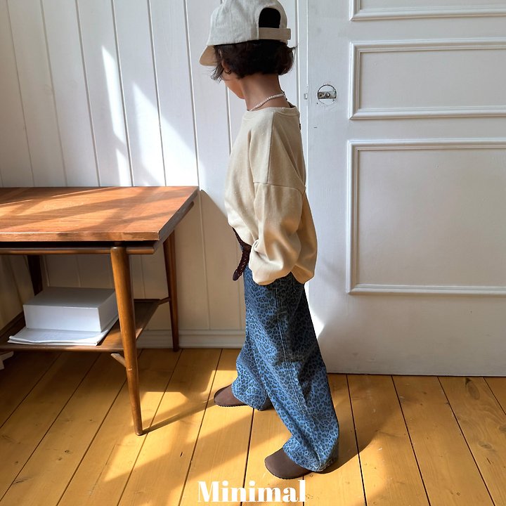 Minimal - Korean Children Fashion - #kidsshorts - Leopard Standard Denim - 6