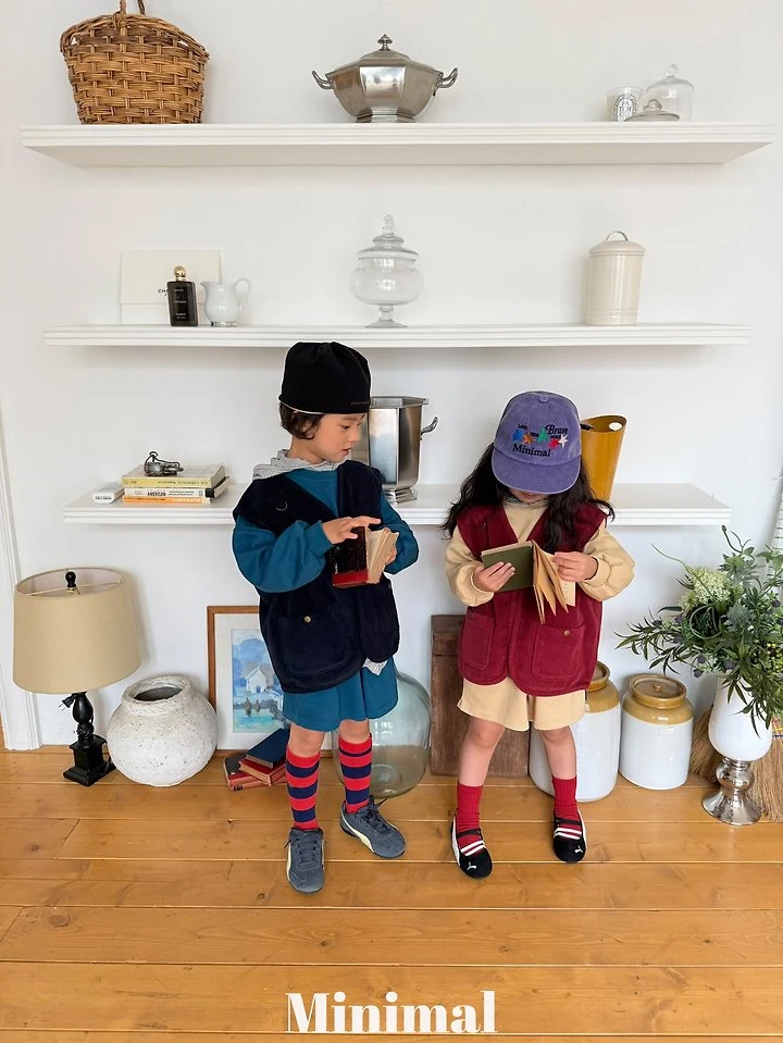 Minimal - Korean Children Fashion - #kidsshorts - Multi-Pocket Vest - 10