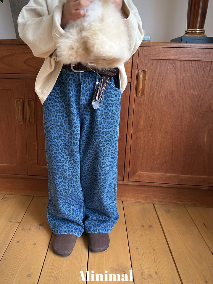 Minimal - Korean Children Fashion - #kidsstore - Leopard Standard Denim - 7
