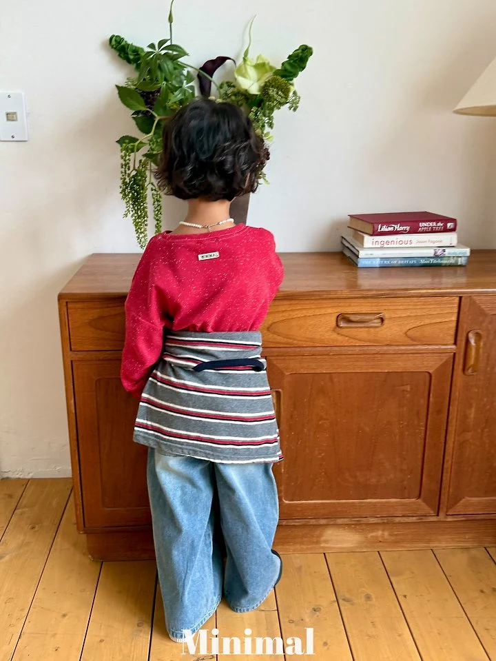 Minimal - Korean Children Fashion - #kidsstore - Ribbed Sand Denim Pants - 5