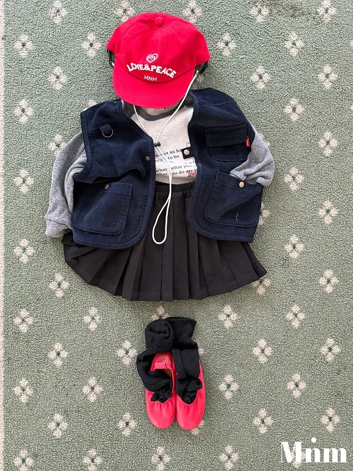 Minimal - Korean Children Fashion - #kidzfashiontrend - Multi-Pocket Vest - 12
