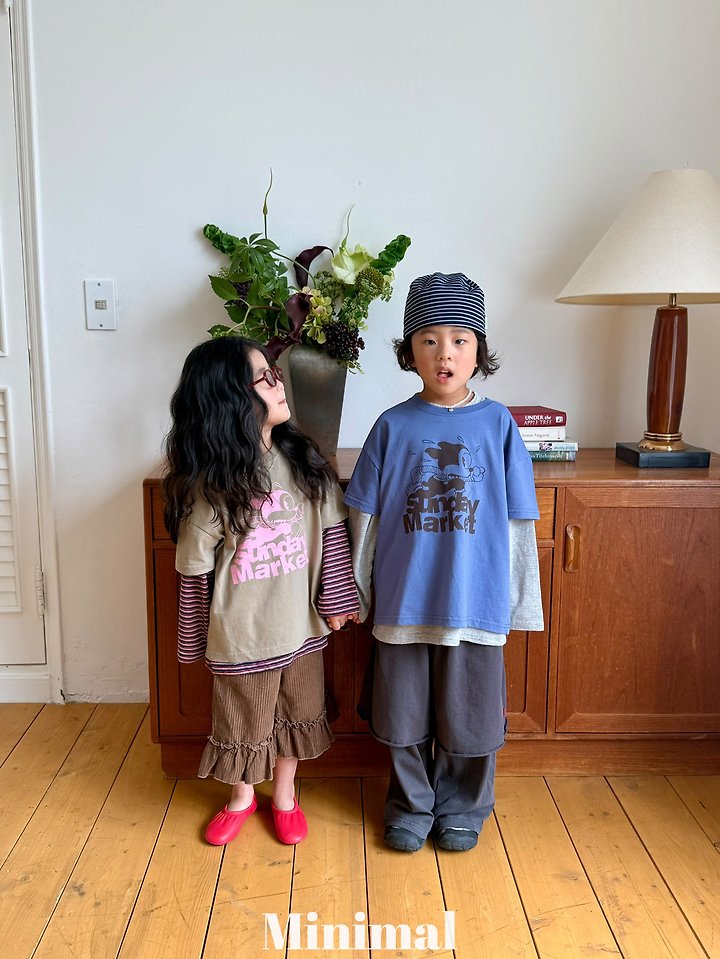 Minimal - Korean Children Fashion - #kidsstore - Sunday Short Sleeve Tee - 4