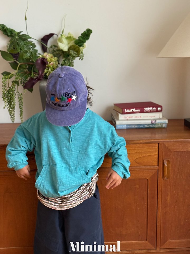 Minimal - Korean Children Fashion - #magicofchildhood - Henley Pocket Tee - 3