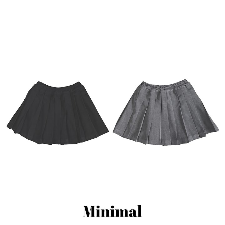 Minimal - Korean Children Fashion - #magicofchildhood - Pleated Skirt
