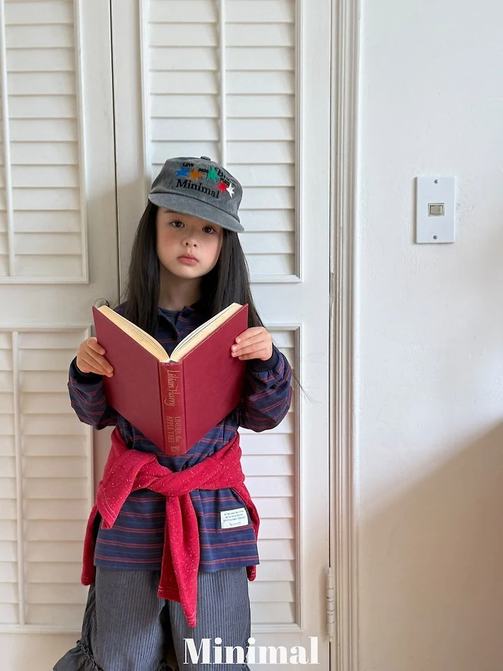 Minimal - Korean Children Fashion - #minifashionista - Stripe Collar Tee - 8