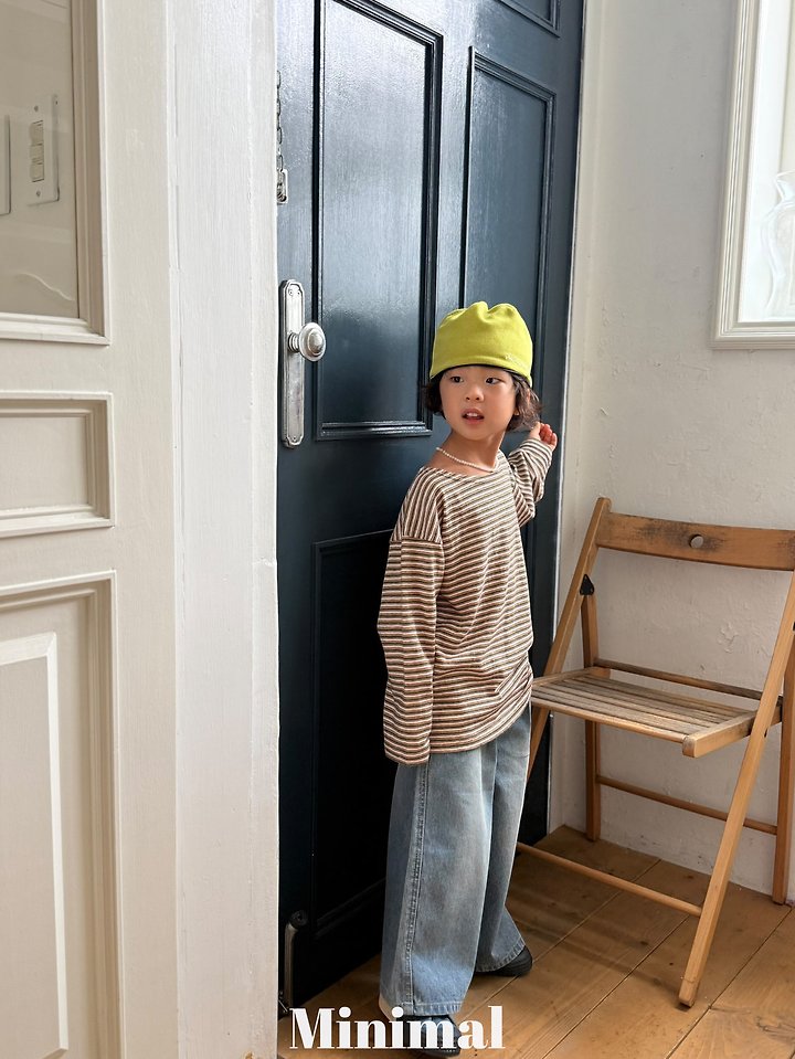Minimal - Korean Children Fashion - #minifashionista - Crayon Stripe Tee - 3