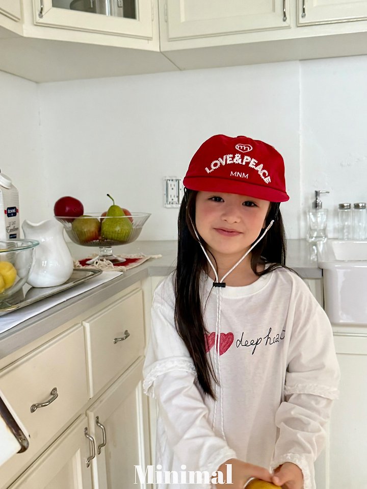Minimal - Korean Children Fashion - #minifashionista - Love & Peace Cap - 8
