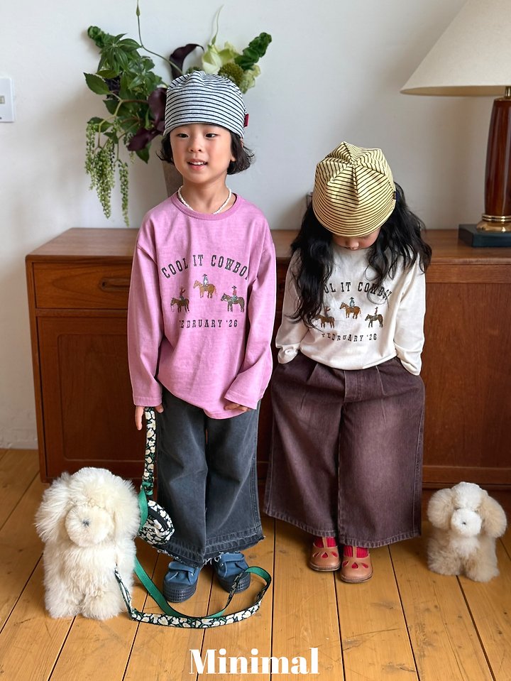 Minimal - Korean Children Fashion - #magicofchildhood - Cowboy Tee - 4
