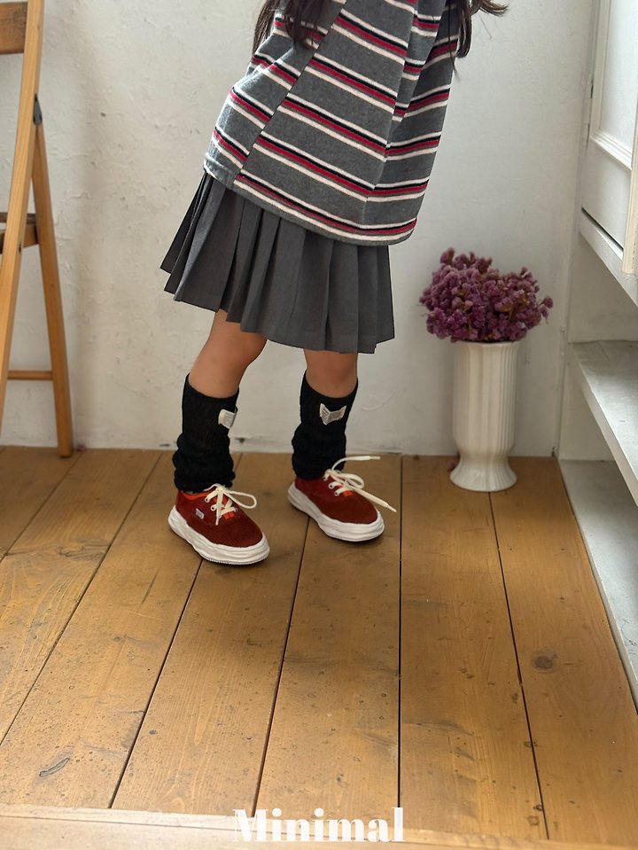 Minimal - Korean Children Fashion - #prettylittlegirls - Pleated Skirt - 3