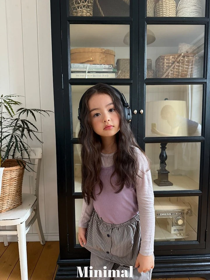 Minimal - Korean Children Fashion - #prettylittlegirls - Soft Basic Tee - 10