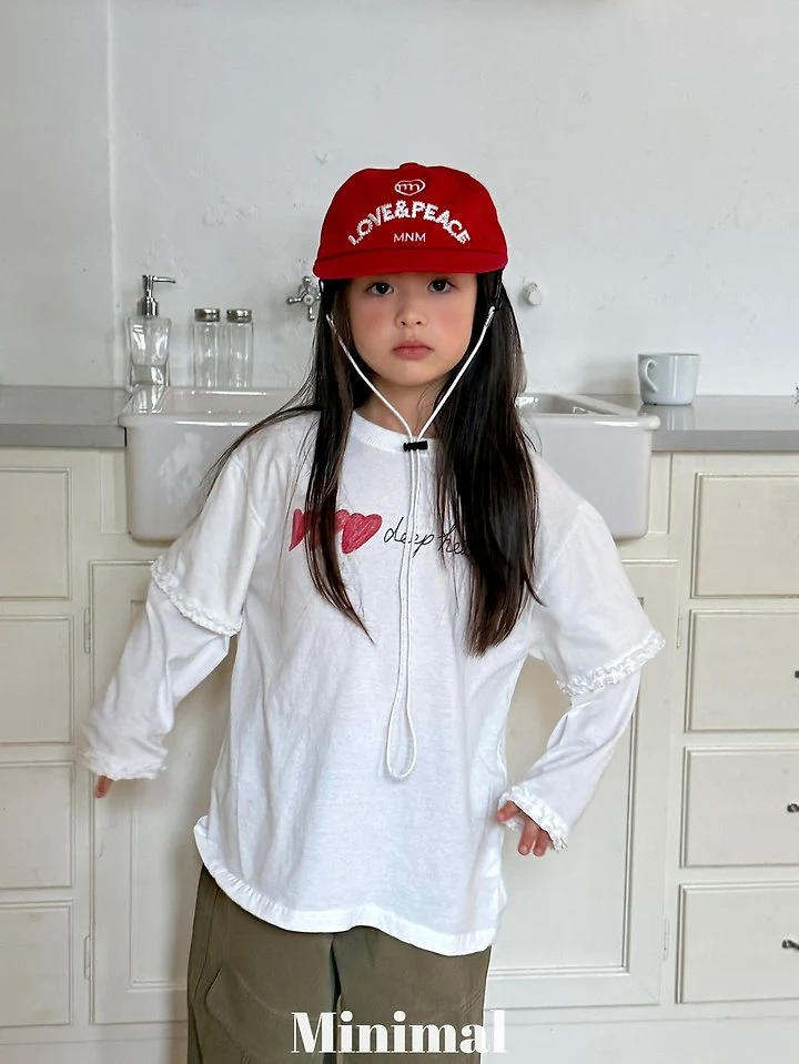 Minimal - Korean Children Fashion - #todddlerfashion - Deep Heart Lace Tee - 7