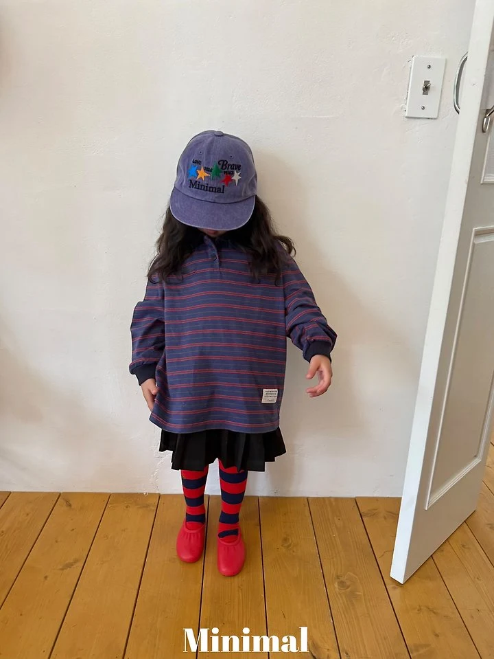 Minimal - Korean Children Fashion - #toddlerclothing - Stripe Collar Tee - 11