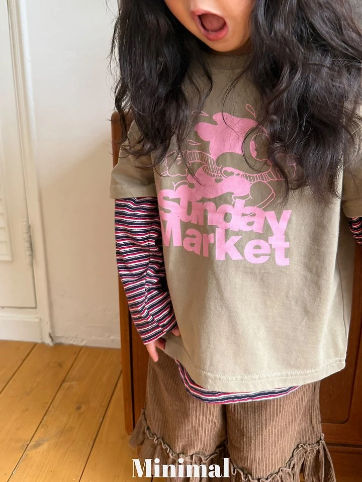 Minimal - Korean Children Fashion - #toddlerclothing - Sunday Short Sleeve Tee - 11
