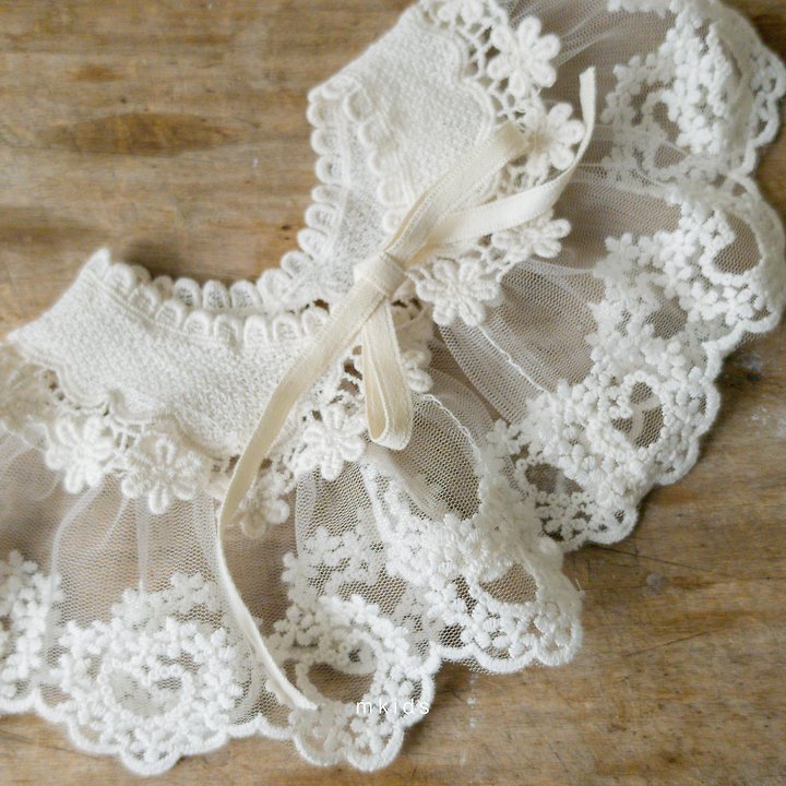 Mkids - Korean Baby Fashion - #babyboutique - Cecile Lace Cape - 3