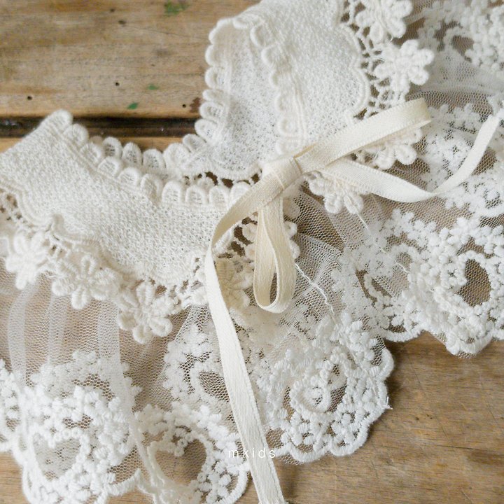 Mkids - Korean Baby Fashion - #babyboutique - Cecile Lace Cape - 4