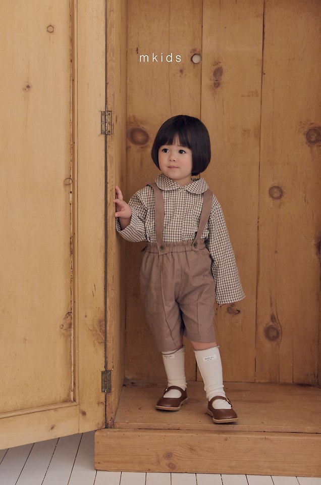 Mkids - Korean Baby Fashion - #babyclothing - Jayden Suspender Pants - 2