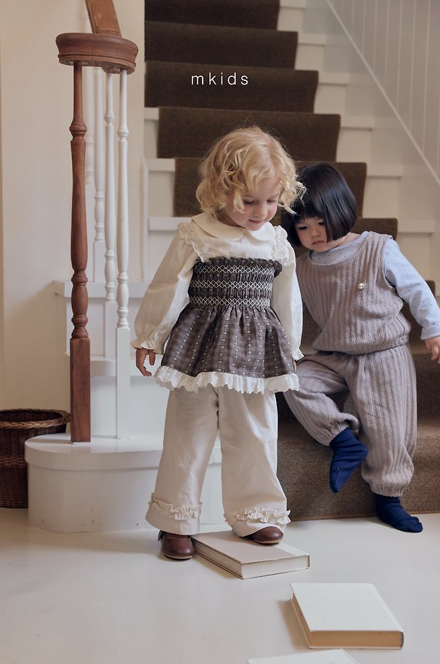Mkids - Korean Baby Fashion - #babyclothing - Belle Smocked Blouse - 7