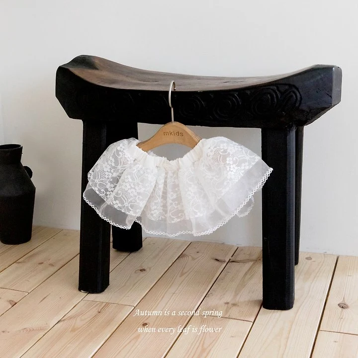 Mkids - Korean Baby Fashion - #babylifestyle - Mia Lace Skirt - 10