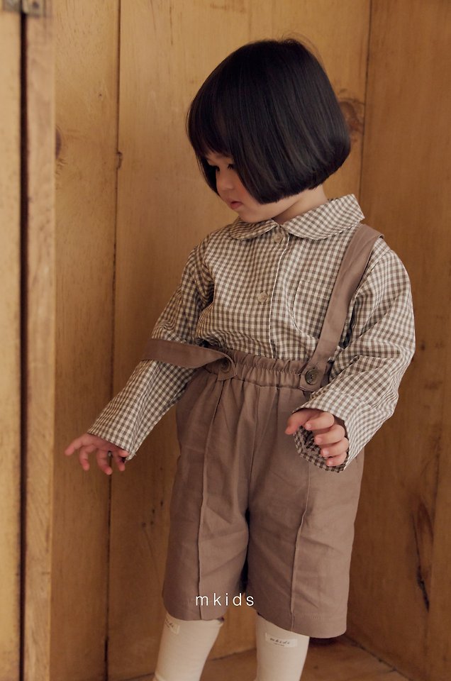 Mkids - Korean Baby Fashion - #babylifestyle - Jayden Suspender Pants - 6