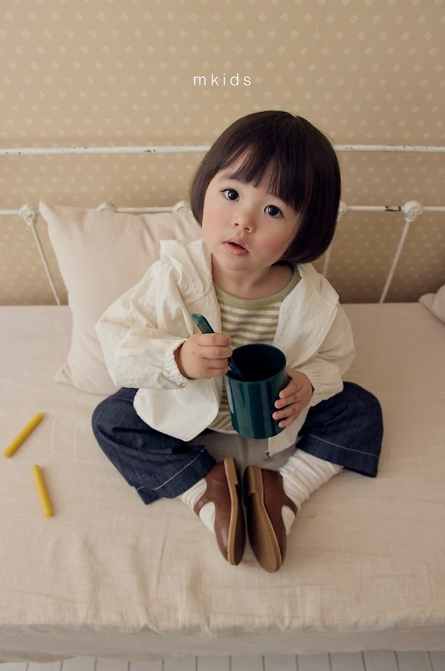 Mkids - Korean Baby Fashion - #babyoninstagram - Bonbon Stripe Tee - 8