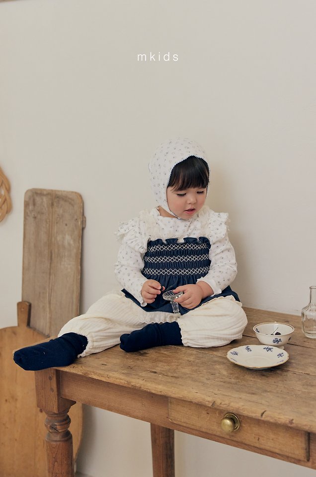 Mkids - Korean Baby Fashion - #babyoninstagram - Belle Smocked Blouse - 12