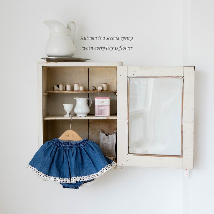 Mkids - Korean Baby Fashion - #babyoutfit - Helen Denim Skirt