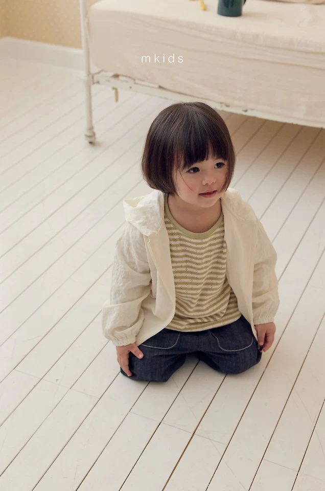 Mkids - Korean Baby Fashion - #babyoutfit - Bonbon Stripe Tee - 11