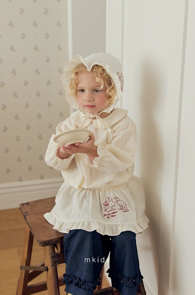 Mkids - Korean Baby Fashion - #babyoutfit - Bonnie Bonnet - 4