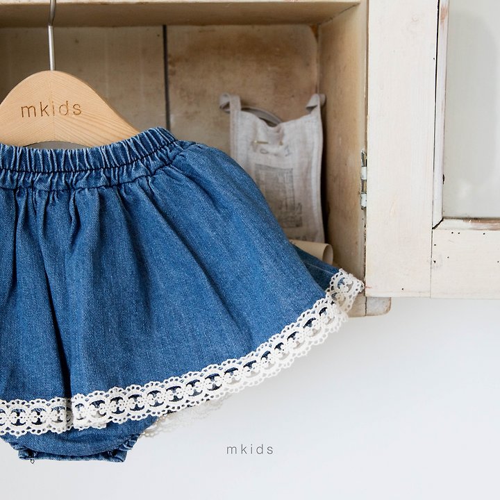 Mkids - Korean Baby Fashion - #babywear - Helen Denim Skirt - 3