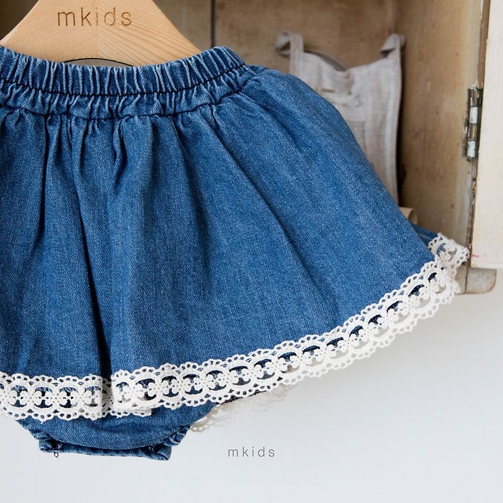 Mkids - Korean Baby Fashion - #babywear - Helen Denim Skirt - 4