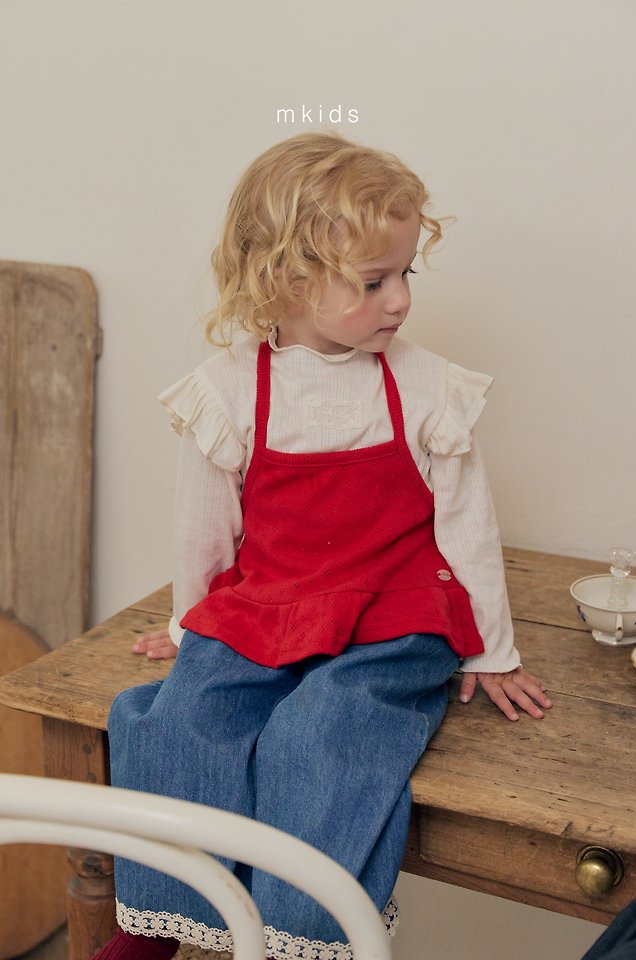 Mkids - Korean Baby Fashion - #onlinebabyshop - Mamong Frill Tee - 3