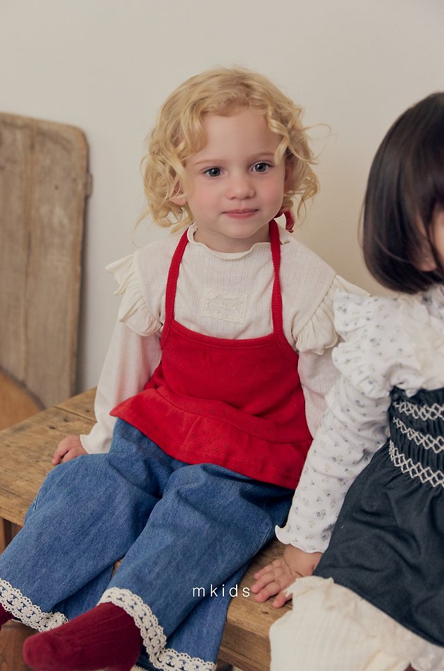 Mkids - Korean Baby Fashion - #onlinebabyshop - Mamong Frill Tee - 4