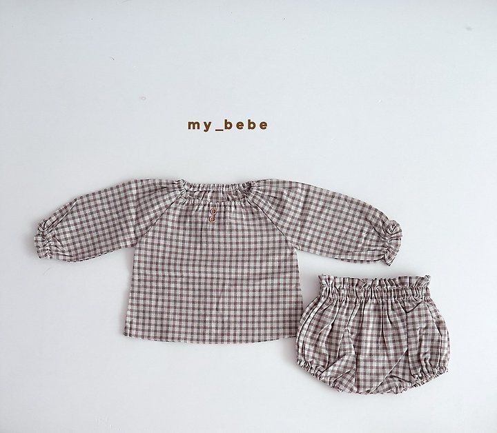 My Bebe - Korean Baby Fashion - #babyboutique - Autumn Bloomer Set - 9