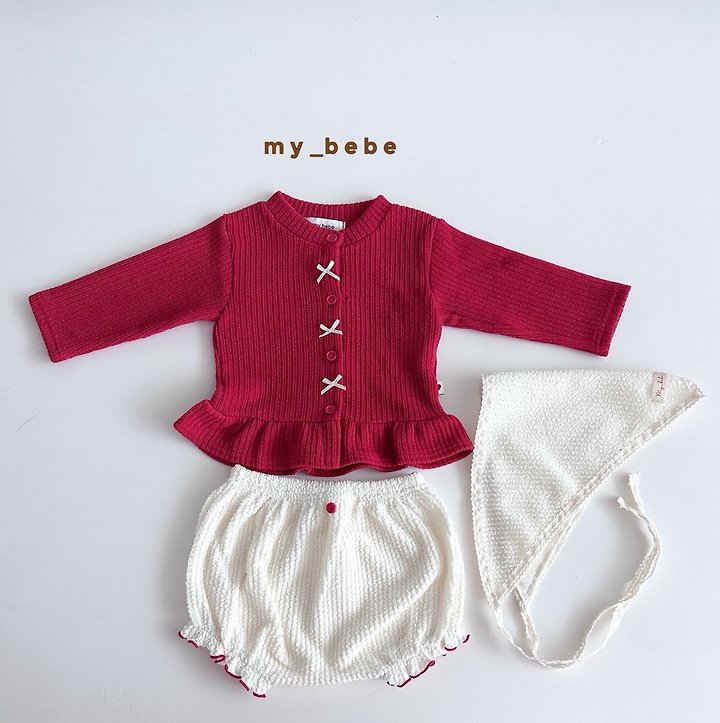 My Bebe - Korean Baby Fashion - #babyboutique - Teddy Fleece Bloomers - 8