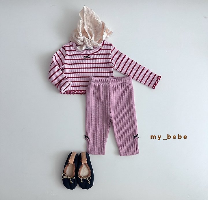 My Bebe - Korean Baby Fashion - #babyboutique - Capri Pants - 12