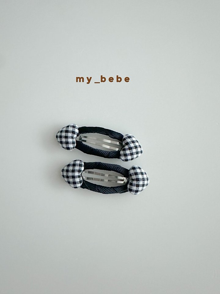 My Bebe - Korean Baby Fashion - #babyboutiqueclothing - Heart Snap Hair Clips - 3
