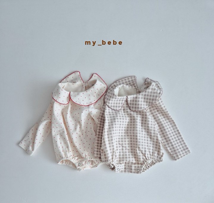 My Bebe - Korean Baby Fashion - #babyboutiqueclothing - Pintuck Collar Suit - 4
