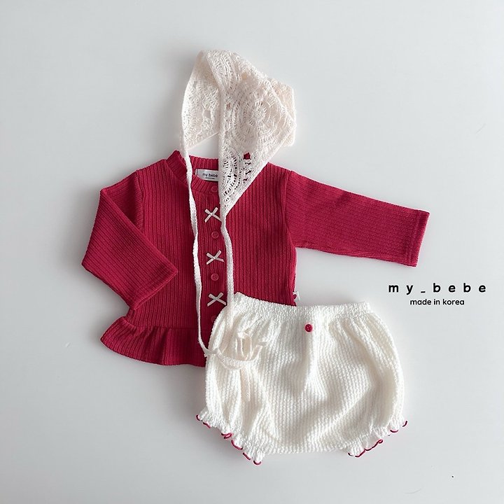 My Bebe - Korean Baby Fashion - #babyclothing - Teddy Fleece Bloomers - 11
