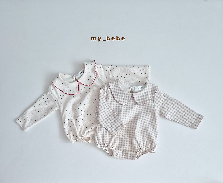 My Bebe - Korean Baby Fashion - #babyfashion - Pintuck Collar Suit - 5
